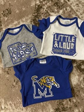 Memphis Tiger onesies